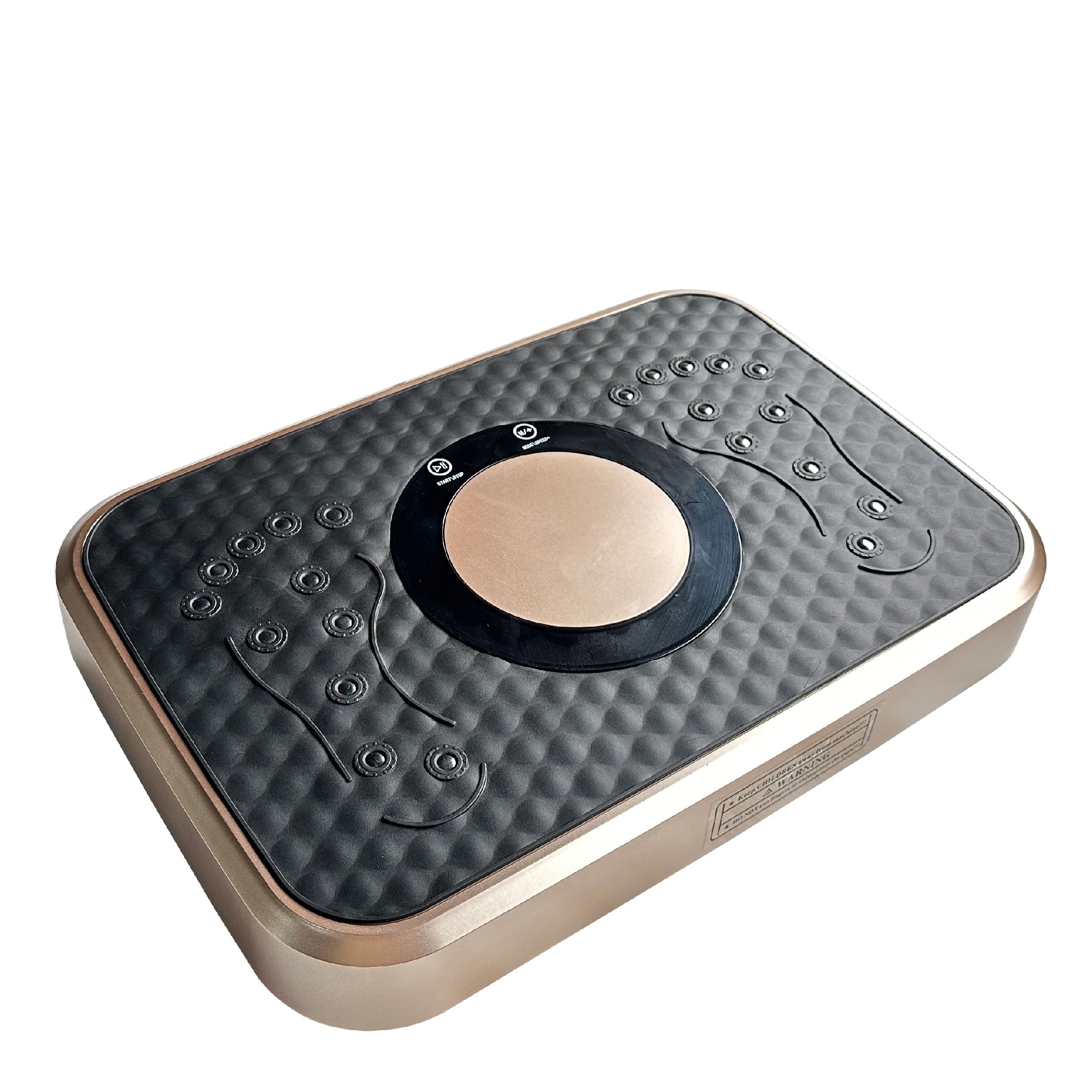 Vibration Plate Fitness Platform, Whole Body Exercise Machine For Lymphatic Drainage, Shaking Workout Board With 120 Speed Levels, Fat Burner And Weight Loss Equipment For Men And Women._voghion.com